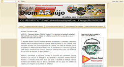 Desktop Screenshot of blogdodiomararaujo.com